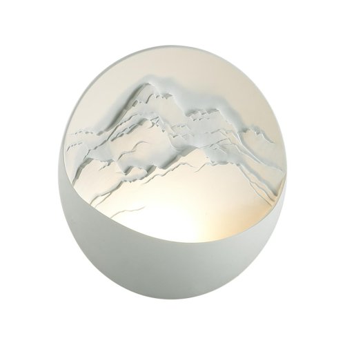 Бра LED Montana 7168/6WL Odeon Light белый на 1 лампу, основание белое в стиле современный классический панно фото 3 Бра LED Montana 7168/6WL Odeon Light белый на 1 лампу, основание белое в стиле современный классический панно фото 3