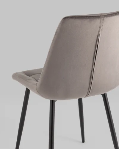 Стул Флекс New, велюр антрацитовый УТ000039289 Stool Group, антрацит/велюр, ножки/металл/чёрный, размеры - *830**** фото 7