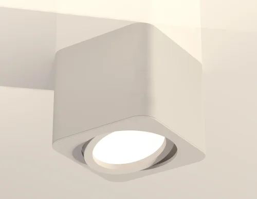 Светильник накладной Techno Spot XS XS7805010 Ambrella light белый 1 лампа, основание белое в стиле хай-тек современный квадратный фото 2