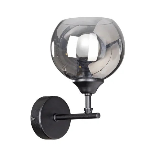 Бра V4318-1/1A Vitaluce серый чёрный на 1 лампу, основание чёрное в стиле хай-тек Бра V4318-1/1A Vitaluce серый чёрный на 1 лампу, основание чёрное в стиле хай-тек