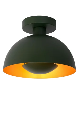 Светильник потолочный Siemon 45196/01/33 Lucide зелёный 1 лампа, основание зелёное в стиле современный 