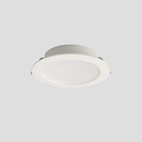 Светильник точечный ЛЕД CLT 529C142 WH 4000K Crystal Lux белый на 1 лампу, основание белое в стиле минимализм круглый фото 5