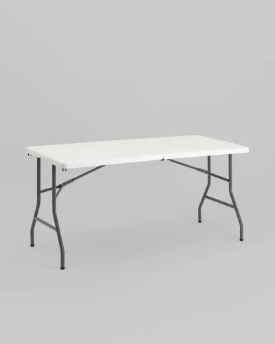 Стол складной 152*74*74 - чемодан, белый УТ000038894 Stool Group столешница белая 78874 из 78873 пластик