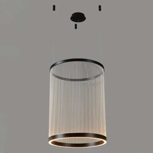 Светильник подвесной ЛЕД ATRIUM B SP50W LED Crystal Lux белый на 1 лампу, основание чёрное в стиле современный фото 5