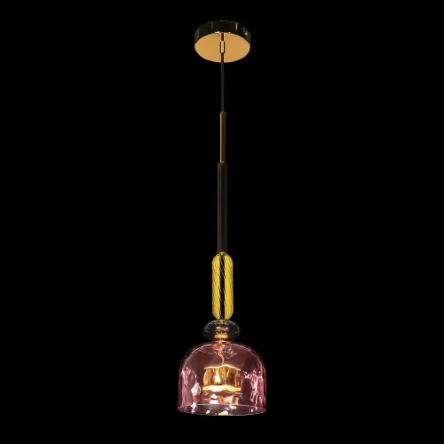 Светильник подвесной LED Candy 2008-D LOFT IT розовый 1 лампа, основание золотое в стиле современный арт-деко  фото 2