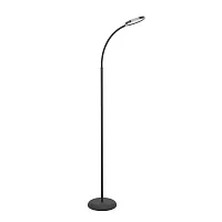 Настольная лампа LED Lauro 902176 Eglo чёрная на 1 лампу, основание чёрное полимер в стиле современный Настольная лампа LED Lauro 902176 Eglo чёрная на 1 лампу, основание чёрное полимер в стиле современный