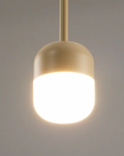 Светильник подвесной LED Drop V10864-PL Moderli бежевый белый 1 лампа, основание бежевое в стиле современный  фото 4