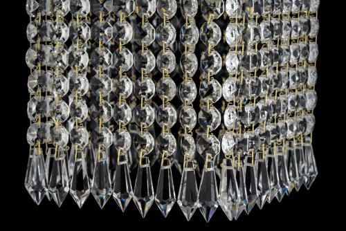 Люстра хрустальная потолочная Cremono E 1.3.14.200 G Dio D'Arte без плафона на 1 лампу, основание золотое в стиле классический фото 3 Люстра хрустальная потолочная Cremono E 1.3.14.200 G Dio D'Arte без плафона на 1 лампу, основание золотое в стиле классический фото 3