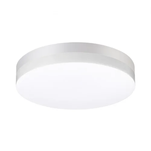 Потолочный светильник уличный LED Opal 358885 Novotech уличный IP54 белый на 1 лампу, плафон белый в стиле хай-тек современный LED