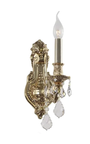 Бра Marino E 2.1.1.200 GH Dio D'Arte без плафона на 1 лампа, основание золотое в стиле классический 