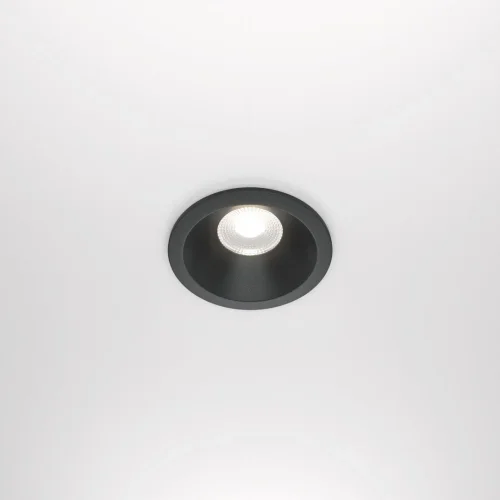 Светильник точечный LED Zoom DL034-L12W4K-B Maytoni чёрный 1 лампа, основание чёрное в стиле современный  фото 4
