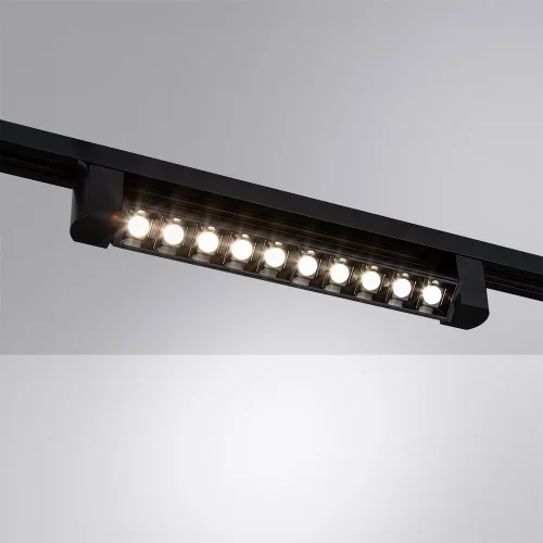 Трековый светильник однофазный LED Flash A4575PL-1BK Arte Lamp чёрный для шинопроводов серии Flash фото 2