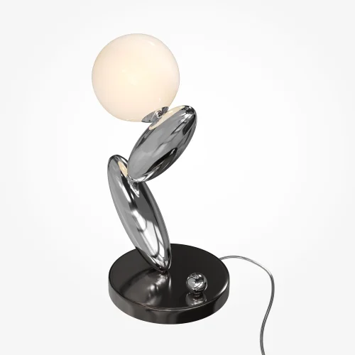 Настольная лампа LED MOD482TL-L6PT3K Resonance Maytoni белая на 1 лампу, основание платина металл в стиле современный арт-деко шар фото 7 Настольная лампа LED MOD482TL-L6PT3K Resonance Maytoni белая на 1 лампу, основание платина металл в стиле современный арт-деко шар фото 7