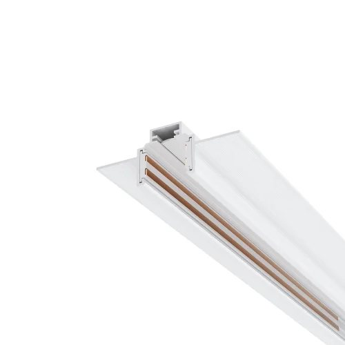 Шинопровод 2м низкопрофильный встраиваемый Magnetic track system Exility TRXM034-422W Maytoni белый в стиле хай-тек современный для светильников серии Magnetic track system Exility встраиваемый шинопровод exility тонкая магнитная