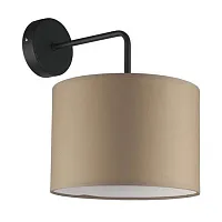 Бра Alice 9081-NW Nowodvorski коричневый 1 лампа, основание чёрное в стиле современный 