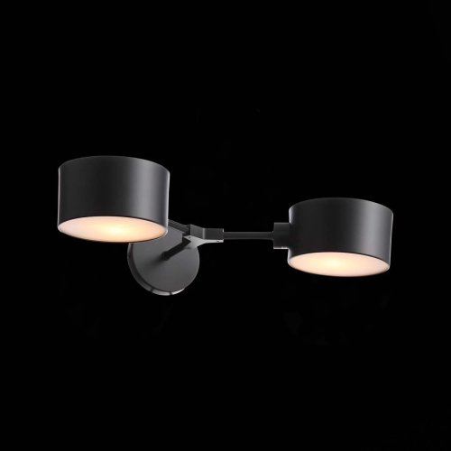 Бра Gimento SLE183401-02 Evoluce серый на 2 лампы, основание чёрное в стиле современный  фото 2