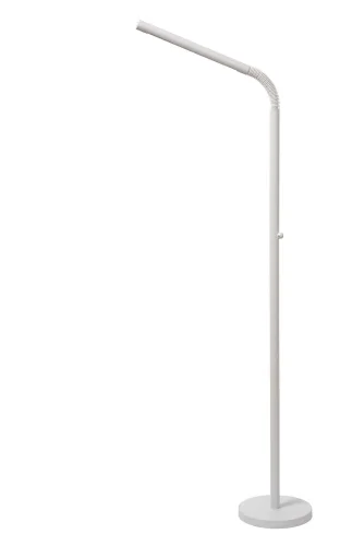 Торшер LED Gilly 36712/04/31 Lucide для чтения белый 1 лампа, основание белое в стиле классический
 фото 2