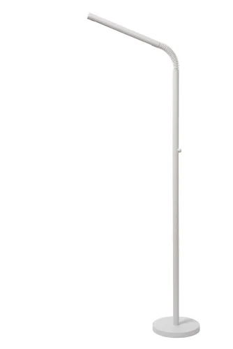 Торшер LED Gilly 36712/04/31 Lucide для чтения белый на 1 лампу, основание белое в стиле классический фото 2