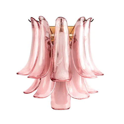 Бра Лилу / Lilou 10600W Pink LOFT IT розовый на 3 лампы, основание бронзовое в стиле Бра Лилу / Lilou 10600W Pink LOFT IT розовый на 3 лампы, основание бронзовое в стиле