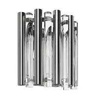 Бра Boucle 10438W LOFT IT прозрачный на 1 лампу, основание никель в стиле современный 