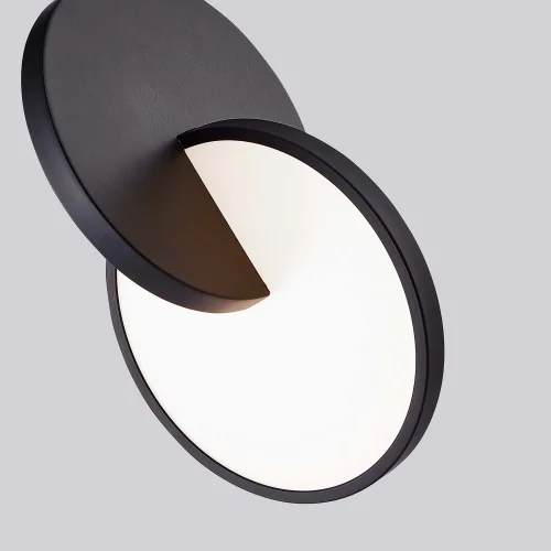Светильник подвесной LED Grahan 4606-1P F-promo белый чёрный на 1 лампу, основание чёрное в стиле современный фото 6