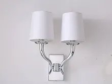 Бра 7502/A Newport белый 2 лампы, основание хром в стиле современный 