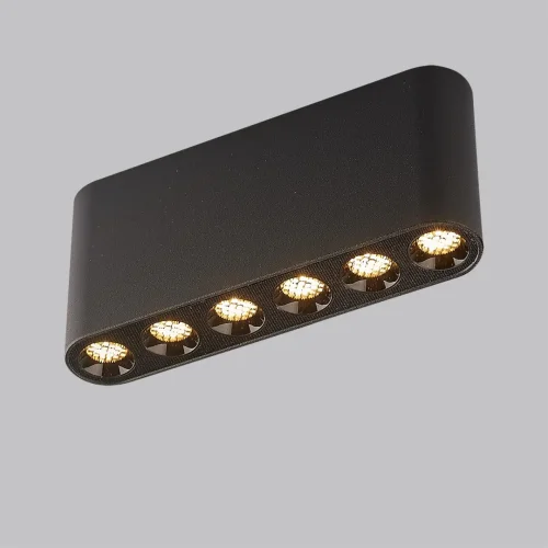 Светильник накладной LED Small 7092/15CL Odeon Light чёрный на 1 лампу, основание чёрное в стиле минимализм хай-тек фото 5