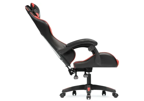 Кресло игровое Rodas black / red 62 15242 Woodville, красный/искусственная кожа, ножки/пластик/чёрный, размеры - *1310***670*600 фото 8