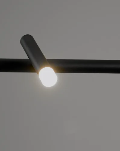 Светильник подвесной LED True V10683-PL Moderli белый 1 лампа, основание чёрное в стиле минимализм хай-тек современный  фото 4