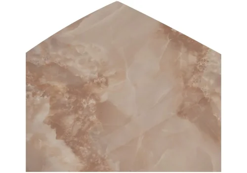 Керамический стол Balde 120 gloss amber jade solid ceramic / black 593879 Woodville столешница бежевая из керамика фото 8