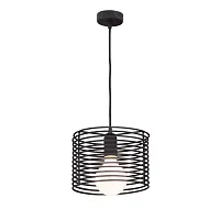 Светильник подвесной V4074/1S Vitaluce без плафона на 1 лампу, основание чёрное в стиле лофт 
