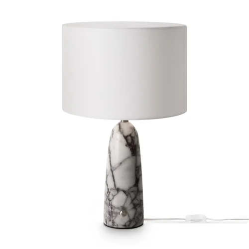 Настольная лампа MarmoLatte FR2054TL-01BS1 Freya белая на 1 лампу, основание серое мрамор металл в стиле классический кантри фото 4 Настольная лампа MarmoLatte FR2054TL-01BS1 Freya белая на 1 лампу, основание серое мрамор металл в стиле классический кантри фото 4