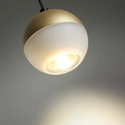 Светильник подвесной Garn 370810 Novotech белый 1 лампа, основание золотое в стиле современный  фото 5