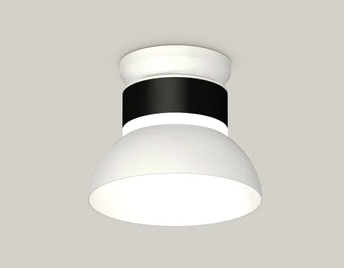 Светильник накладной XS8102046 Ambrella light белый 1 лампа, основание белое в стиле современный хай-тек круглый фото 3
