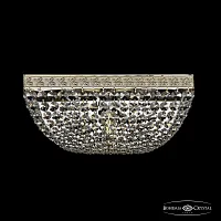 Бра 19112B/35IV GW Bohemia Ivele Crystal прозрачный 3 лампы, основание золотое в стиле классический sp