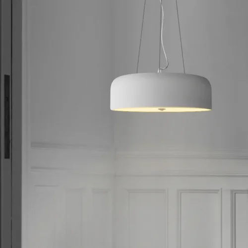 Светильник потолочный LED Cylinder 101495-26 ImperiumLoft белый 1 лампа, основание белое в стиле современный скандинавский  фото 4