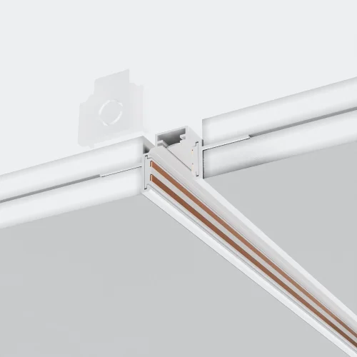 Заглушки для встраиваемого низкопрофильного шинопровода 2шт. Magnetic track system Exility TRAM034EC-42W Maytoni белый в стиле хай-тек современный для светильников серии Magnetic track system Exility exility тонкая магнитная фото 5