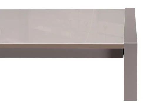 Стеклянный стол Линдисфарн 120(170)х80х75 латте / капучино 551071 Woodville столешница капучино из стекло фото 4