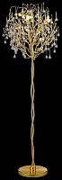 Торшер Dionisia WE189.05.405 Wertmark  прозрачный 5 ламп, основание матовое золото в стиле арт-деко
