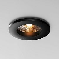 Встраиваемый светильник ЛЕД уличный Бухта / Cove O511DL-L10B4K1 Maytoni уличный IP65 чёрный на 1 лампу, плафон чёрный в стиле современный ЛЕД