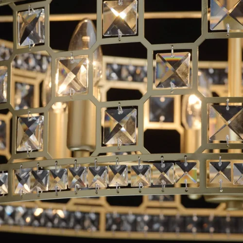 Люстра потолочная Монарх 121011606 MW-Light золотая на 6 ламп, основание золотое в стиле классический  фото 6