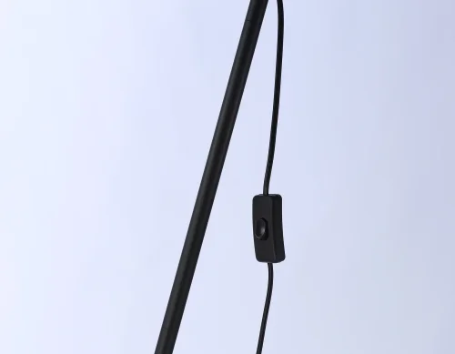 Торшер TR97618 Ambrella light  белый 1 лампа, основание чёрное в стиле современный
 фото 5