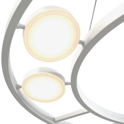 Светильник подвесной LED Fad MOD070PL-L63W3K Maytoni белый 9 ламп, основание белое в стиле современный  фото 4