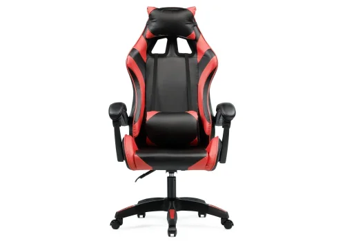 Кресло игровое Rodas black / red 62 15242 Woodville, красный/искусственная кожа, ножки/пластик/чёрный, размеры - *1310***670*600 фото 2