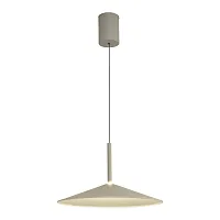 Светильник подвесной LED Calice 7893 Mantra серый 1 лампа, основание серое в стиле хай-тек модерн 