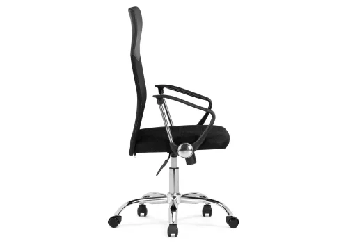Компьютерное кресло Arano 1 black / chrome 15815 Woodville, чёрный/сетка, ножки/металл/хром, размеры - *1190***620*520 фото 4