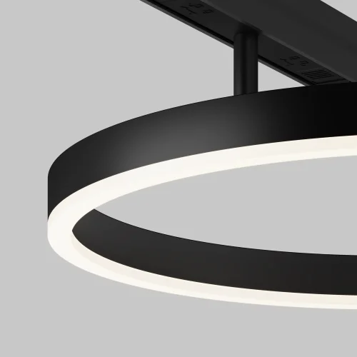 Трековый светильник Rim Exility 4000K 24Вт 120° TR227-2-24W4K-B Maytoni чёрный для шинопроводов серии Magnetic track system Exility чёрный фото 3