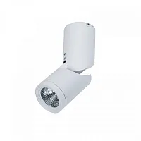 Светильник накладной LED Tube C019CW-01W Maytoni белый 1 лампа, основание белое в стиле современный круглый