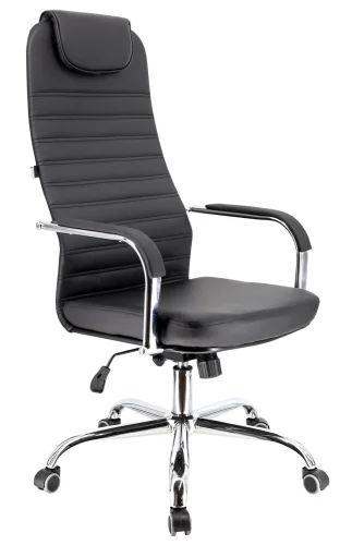 Кресло руководителя EP-708 TM Экокожа Черный EP-708 tm PU Black Everprof, чёрный/экокожа, ножки//, размеры - 1210*1240***550*
