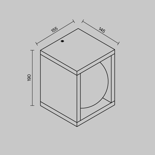 Настенный светильник LED уличный Slate O483WL-L10GF3K Maytoni уличный IP65 графит на 1 лампу, плафон белый в стиле современный хай-тек LED фото 2 Настенный светильник LED уличный Slate O483WL-L10GF3K Maytoni уличный IP65 графит на 1 лампу, плафон белый в стиле современный хай-тек LED фото 2